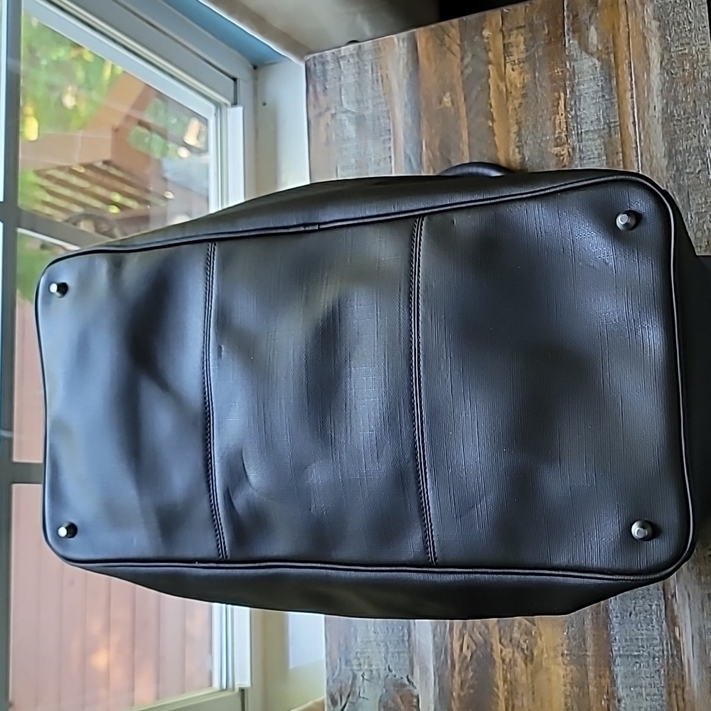 Jack Spade Textured Leather Weekender Duffle - Extra Large - Picture 6 of 16